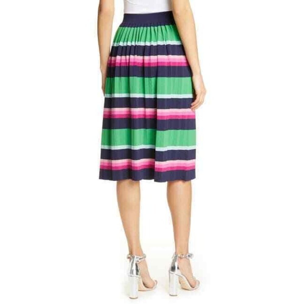 Ted Baker London Aliccio Supernatural Stripe Knit Skirt SZ 2 Ted US 6 NWT - Picture 2 of 6